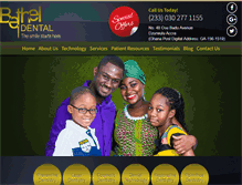 Tablet Screenshot of betheldentalghana.com